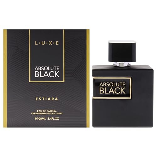 Luxe Absolute Black by Estiara for Men - 3.4 oz Eau de Parfum Spray - görsel 2