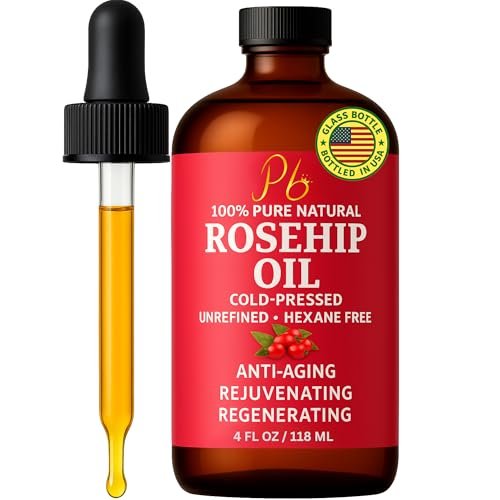 Pomberries Rosehip Seed Oil – Cold-Pressed & Unrefined, Natural Face Oil for Scars, Wrinkles, Stretch Marks & Daily Hydration, 4 fl oz - görsel 2