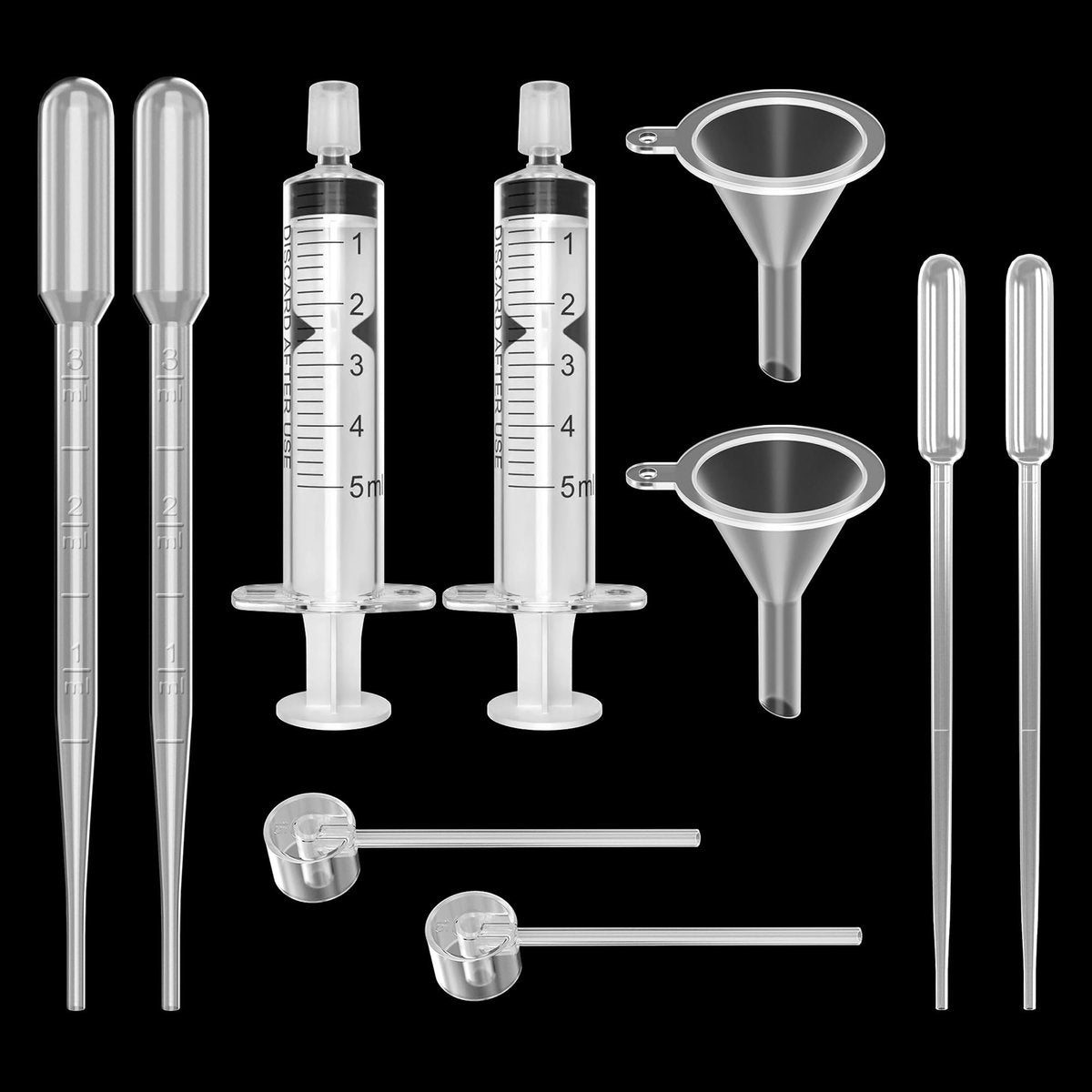Perfume Refill Tool Kit (2 Sets) - Plastic Syringe Extractor for Liquid Cologne, Fragrance Samples & Essential Oils - Travel-Friendly - görsel 1