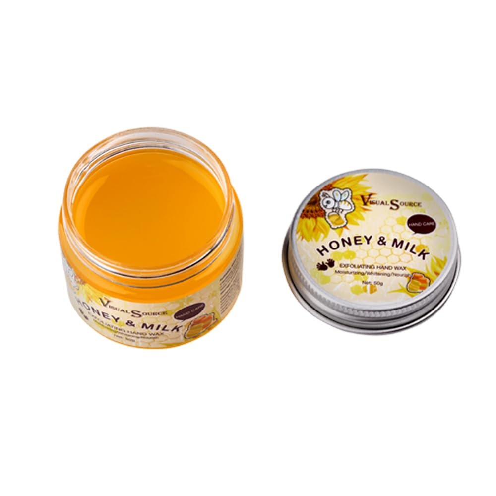 Visualsource Honey Milk Hand Wax Mask – 2 Pack Moisturizing Paraffin Peel Off Mask for Dry, Cracked, Aging Hands - görsel 15