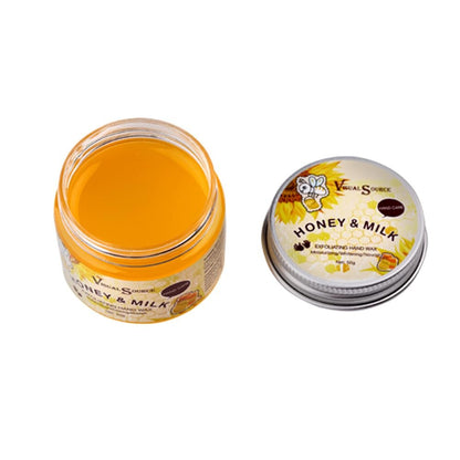 Visualsource Honey Milk Hand Wax Mask – 2 Pack Moisturizing Paraffin Peel Off Mask for Dry, Cracked, Aging Hands