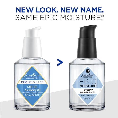Jack Black Epic Moisture Ultimate MP10 Nourishing Oil – Multi-Purpose Face, Beard & Body Oil with 10 Natural Oils, 2 Fl Oz Avelisse