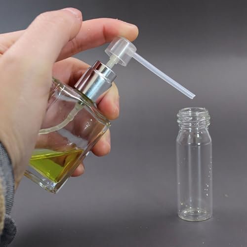 10-Pack Perfume Refill Pump Bottle Dispenser - Transparent Plastic Travel Transfer Tool for Cosmetics - görsel 10
