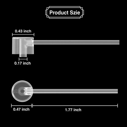 10-Pack Perfume Refill Pump Bottle Dispenser - Transparent Plastic Travel Transfer Tool for Cosmetics