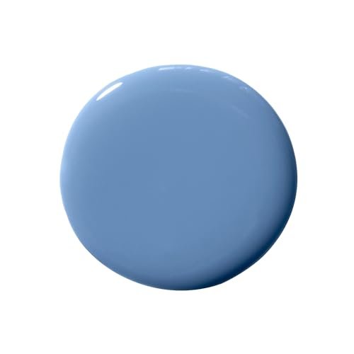 Dazzle Dry Nail Lacquer (Step 3) - Varsity Blues - Muted Light Denim Full Coverage Cream, 0.5 fl oz Avelisse