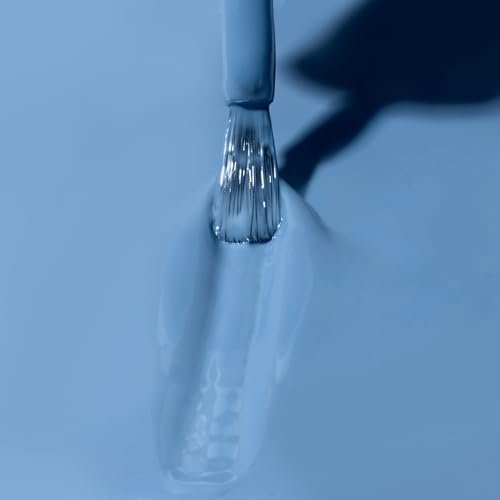 Dazzle Dry Nail Lacquer (Step 3) - Varsity Blues - Muted Light Denim Full Coverage Cream, 0.5 fl oz Avelisse