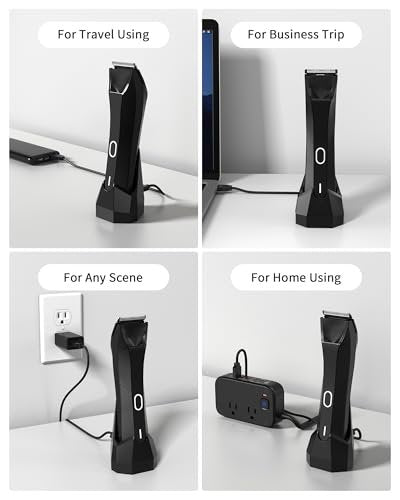 KWRNVO Charging Dock Replacement for Manscaped 4.0 - Wireless Charging Stand Base with 4.9FT USB Cable Avelisse