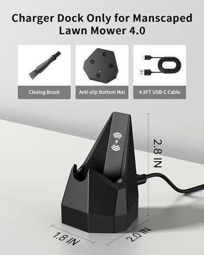 KWRNVO Charging Dock Replacement for Manscaped 4.0 - Wireless Charging Stand Base with 4.9FT USB Cable Avelisse