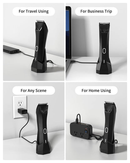 KWRNVO Charging Dock Replacement for Manscaped 4.0 - Wireless Charging Stand Base with 4.9FT USB Cable Avelisse
