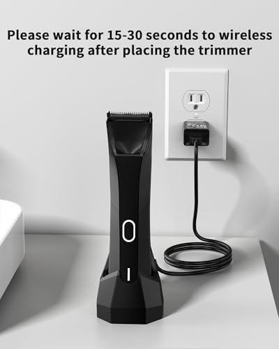 KWRNVO Charging Dock Replacement for Manscaped 4.0 - Wireless Charging Stand Base with 4.9FT USB Cable Avelisse