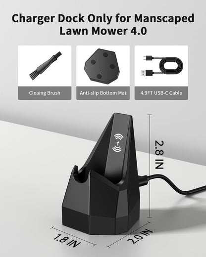 KWRNVO Charging Dock Replacement for Manscaped 4.0 - Wireless Charging Stand Base with 4.9FT USB Cable Avelisse