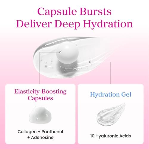 YADAH Collagen Hydra Core Cream – Capsule Filler Cream with 10 Types of Hyaluronic Acids, 1000ppm Low Molecular Collagen & Ceramide, Deep Hydration for Sensitive Skin, 1.76 oz Avelisse