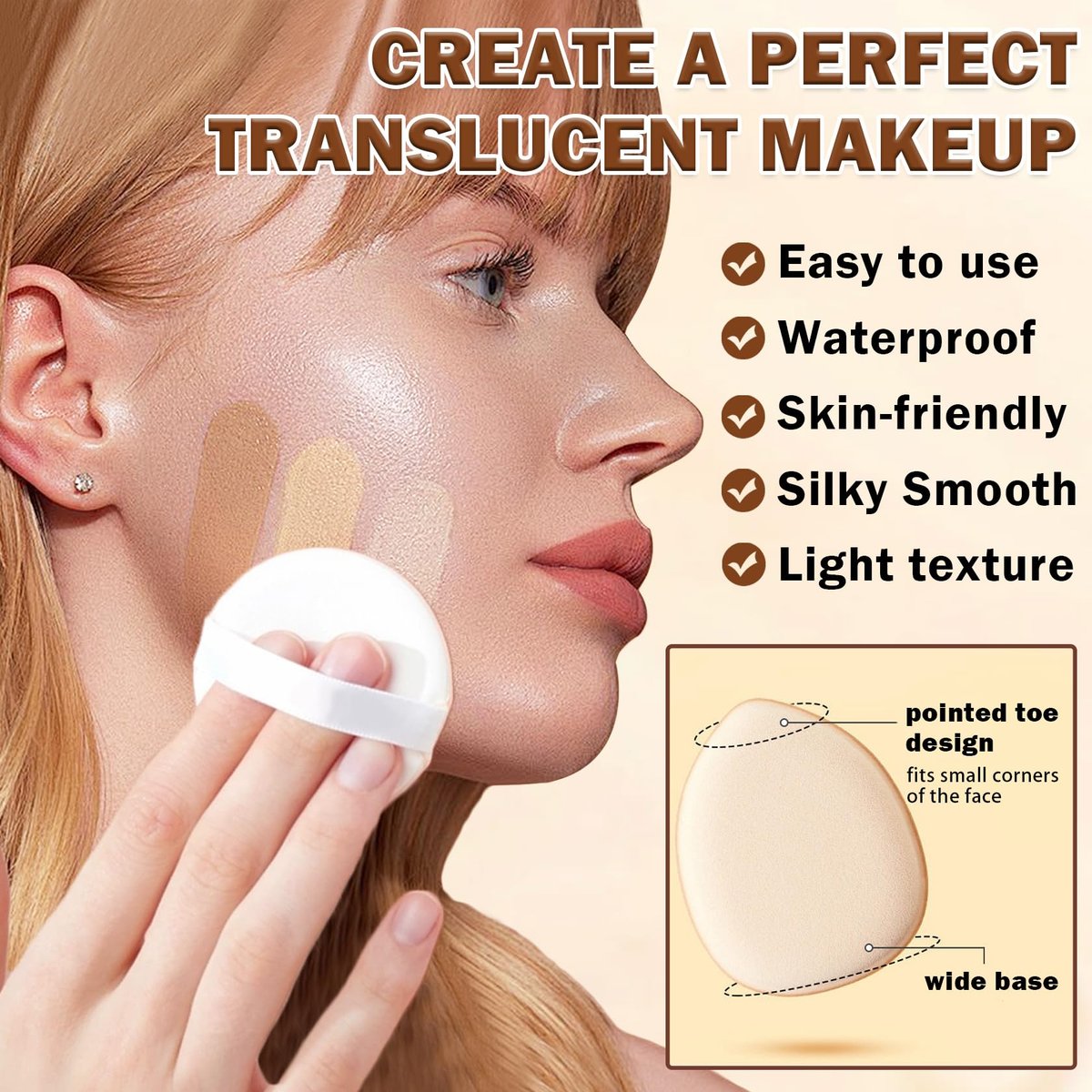 LZXLUKGIR Air Brush Foundation Makeup - Natural/Warm Porcelain, Buildable Coverage, Moisturizing Formula for Smooth Radiant Skin (4-Pack) - görsel 9