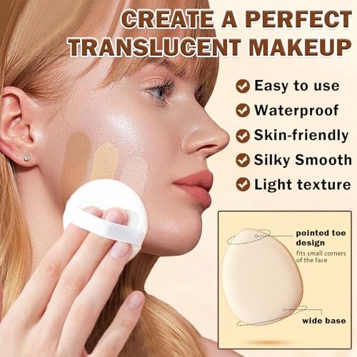 LZXLUKGIR Air Brush Foundation Makeup - Natural/Warm Porcelain, Buildable Coverage, Moisturizing Formula for Smooth Radiant Skin (4-Pack) - görsel 10