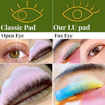 ICONSIAM Lash Lift Shields LU Curl 8 Size Lifting Pads for DIY Eyelash Lamination - Reusable Silicone Perm Rods Avelisse