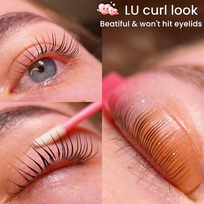 ICONSIAM Lash Lift Shields LU Curl 8 Size Lifting Pads for DIY Eyelash Lamination - Reusable Silicone Perm Rods Avelisse