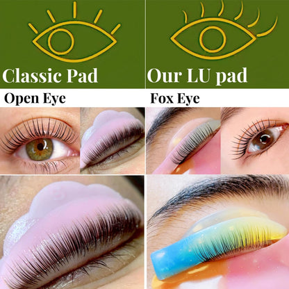 ICONSIAM Lash Lift Shields LU Curl 8 Size Lifting Pads for DIY Eyelash Lamination - Reusable Silicone Perm Rods Avelisse