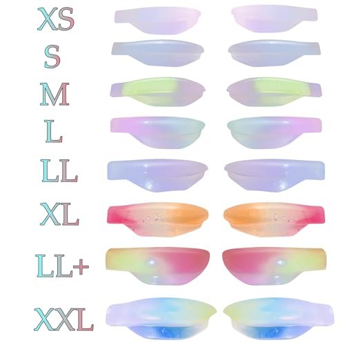 ICONSIAM Lash Lift Shields LU Curl 8 Size Lifting Pads for DIY Eyelash Lamination - Reusable Silicone Perm Rods Avelisse