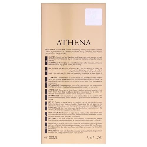Lattafa Maison Alhambra Athena for Women Eau De Parfum Spray, 3.4 Fl Oz - görsel 14