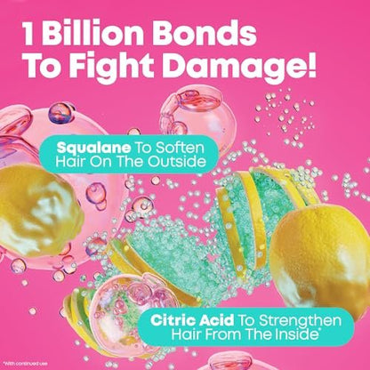 Matrix Instacure Build-A-Bond Super Sealing Leave-In Balm - Repairs & Seals Damaged Hair, Heat Protectant & Frizz Control, with Citric Acid & Squalane, Vegan, Sulfate-Free, Paraben-Free (3.4 oz) Avelisse