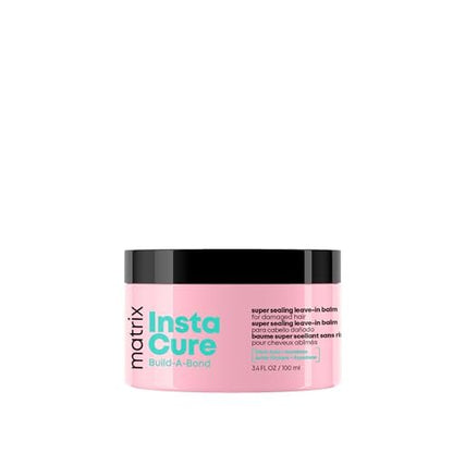 Matrix Instacure Build-A-Bond Super Sealing Leave-In Balm - Repairs & Seals Damaged Hair, Heat Protectant & Frizz Control, with Citric Acid & Squalane, Vegan, Sulfate-Free, Paraben-Free (3.4 oz) Avelisse