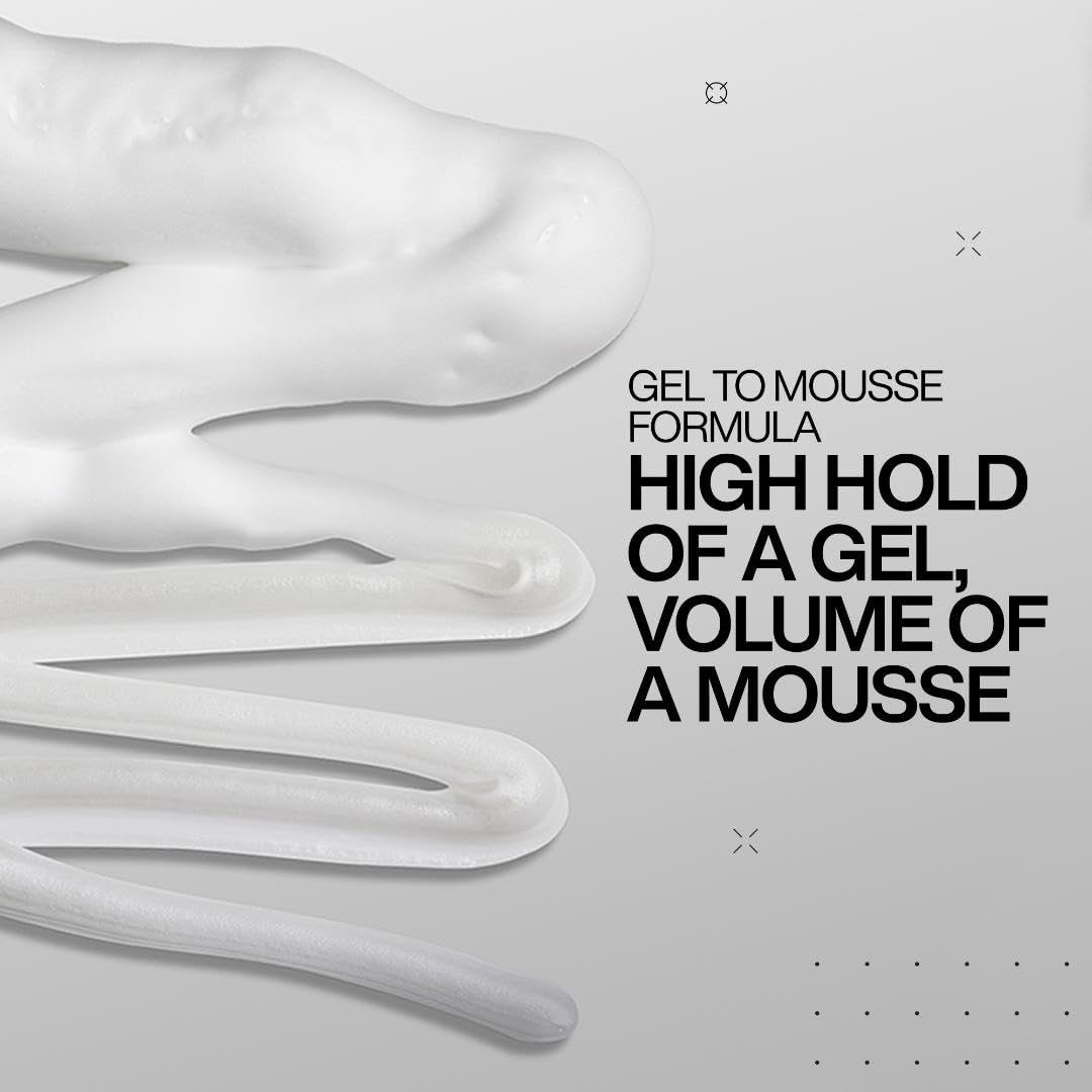 Redken Stay High Volumizing Mousse for Fine Hair - High Hold Gel to Mousse, Strong Hold for 24 Hours Avelisse