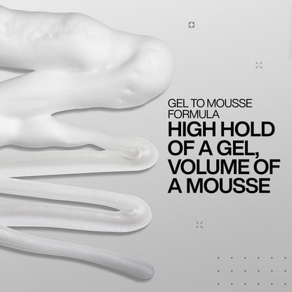 Redken Stay High Volumizing Mousse for Fine Hair - High Hold Gel to Mousse, Strong Hold for 24 Hours Avelisse