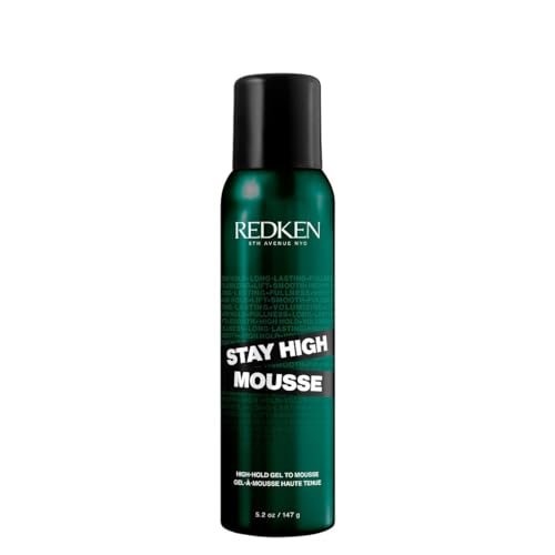 Redken Stay High Volumizing Mousse for Fine Hair - High Hold Gel to Mousse, Strong Hold for 24 Hours Avelisse