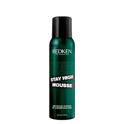 Redken Stay High Volumizing Mousse for Fine Hair - High Hold Gel to Mousse, Strong Hold for 24 Hours Avelisse