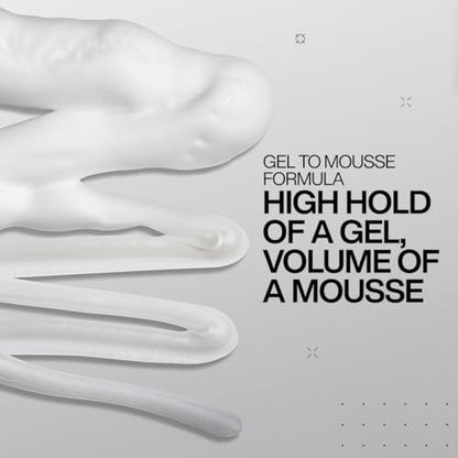 Redken Stay High Volumizing Mousse for Fine Hair - High Hold Gel to Mousse, Strong Hold for 24 Hours Avelisse