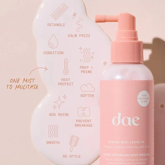 DAE Mirage Mist Leave-In Conditioner - Detangling, Conditioning & Heat Protection (5 Oz) Avelisse
