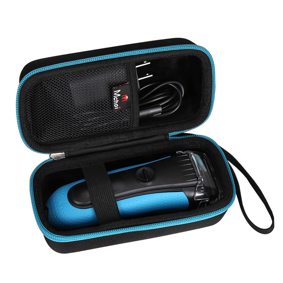 Mchoi Hard Travel Case for Braun Series 3/5 Electric Shavers - Protective EVA Storage - görsel 1