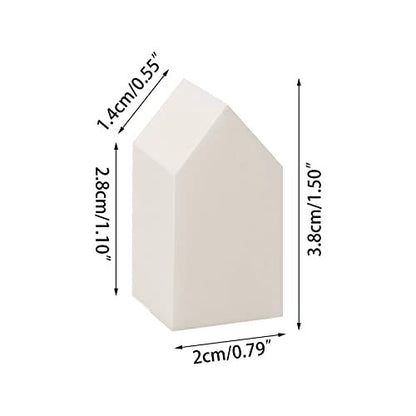 BAMTTOO 50-Pack Disposable Makeup Sponges - White Latex-Free Foundation Blenders for Flawless Application