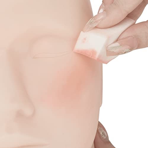 BAMTTOO 50-Pack Disposable Makeup Sponges - White Latex-Free Foundation Blenders for Flawless Application - görsel 8