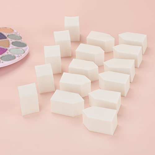 BAMTTOO 50-Pack Disposable Makeup Sponges - White Latex-Free Foundation Blenders for Flawless Application - görsel 10