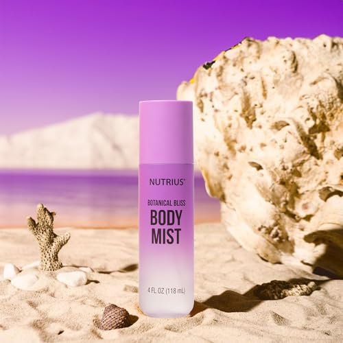 Nutrius Botanical Bliss Body Mist - Hydrating Natural Fragrance Spray for Women, Vegan & Cruelty Free, 4 fl oz Avelisse