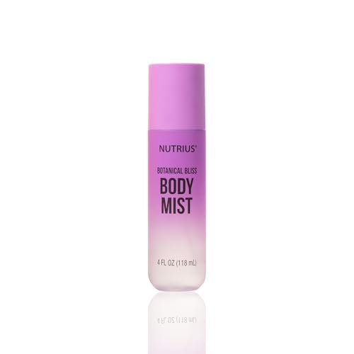 Nutrius Botanical Bliss Body Mist - Hydrating Natural Fragrance Spray for Women, Vegan & Cruelty Free, 4 fl oz Avelisse