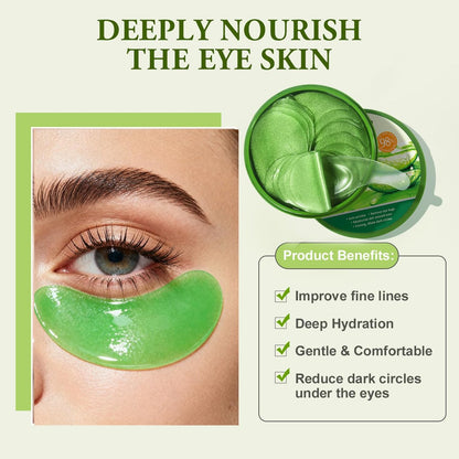 firstfly Under Eye Patches - 60 PCS Aloe Vera Eye Masks for Dark Circles and Puffiness, Hydrating Eye Mask Skincare Avelisse