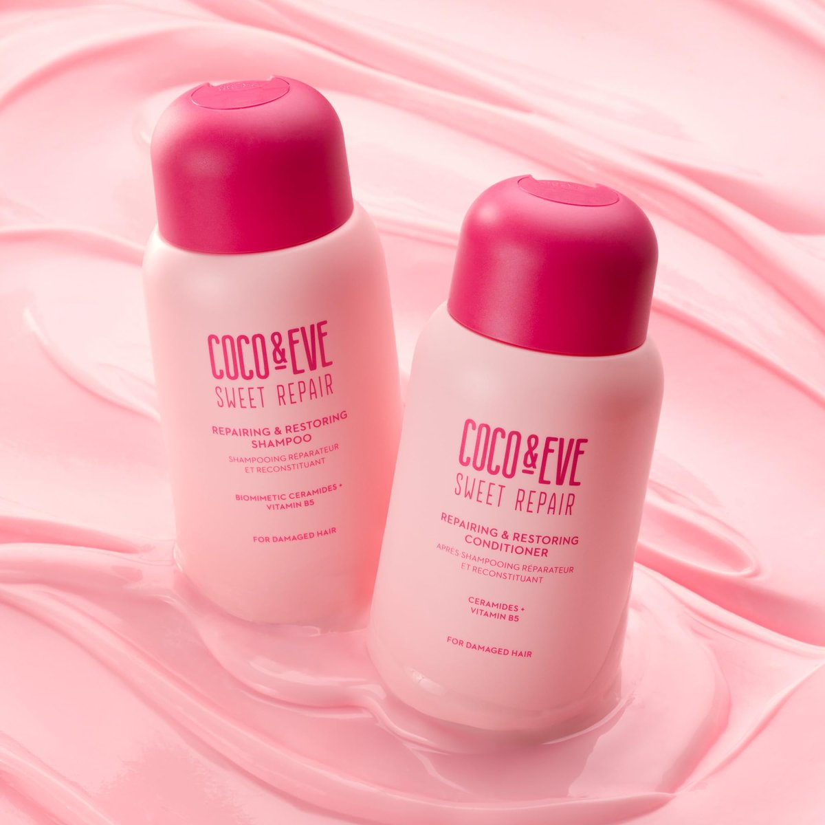 Coco & Eve Repair & Restore Shampoo & Conditioner Bundle – Hydrating & Strengthening Set for Damaged, Color Treated Hair – Deeply Nourish, Reduce Split Ends & Breakage (18.94 Fl Oz) Avelisse