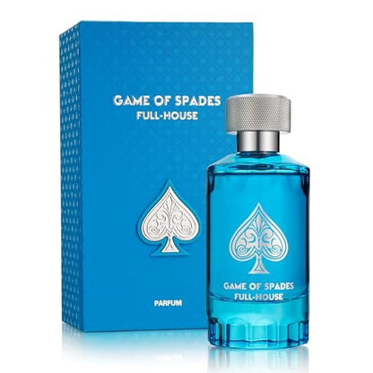 Jo Milano Game of Spades Full House Eau De Parfum Spray 3.4 oz (100ml) – Unisex Long Lasting Fragrance with Cinnamon, Oud Wood, Neroli, Orange, Ginger Avelisse