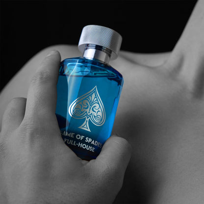 Jo Milano Game of Spades Full House Eau De Parfum Spray 3.4 oz (100ml) – Unisex Long Lasting Fragrance with Cinnamon, Oud Wood, Neroli, Orange, Ginger Avelisse