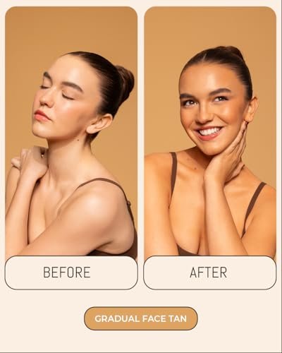 Peta Jane Gradual Tanning Face Lotion – Gentle, Buildable, Streak-Free Glow – Vegan, Non-Toxic, Cruelty-Free, Hydrating, Natural Finish, No Fake Tan Smell (1.7 Fl Oz) Avelisse