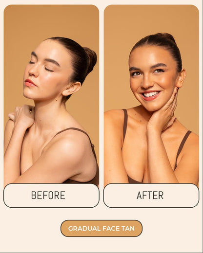 Peta Jane Gradual Tanning Face Lotion – Gentle, Buildable, Streak-Free Glow – Vegan, Non-Toxic, Cruelty-Free, Hydrating, Natural Finish, No Fake Tan Smell (1.7 Fl Oz) Avelisse