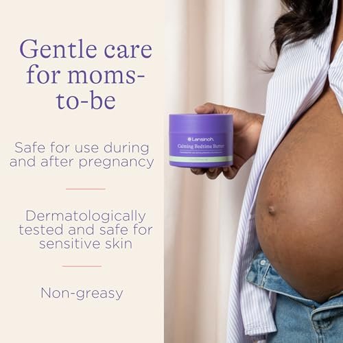 Lansinoh Magnesium Bedtime Butter Body Lotion for Pregnant Moms – Calm Magnesium Lotion for Aching Muscles, Promote Relaxation & Ease Cramps, 7 oz - görsel 9