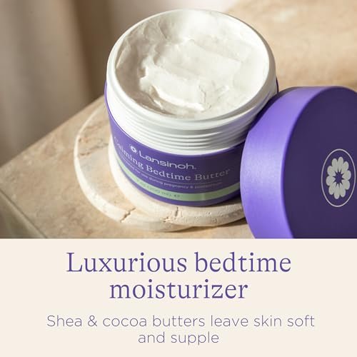 Lansinoh Magnesium Bedtime Butter Body Lotion for Pregnant Moms – Calm Magnesium Lotion for Aching Muscles, Promote Relaxation & Ease Cramps, 7 oz - görsel 3