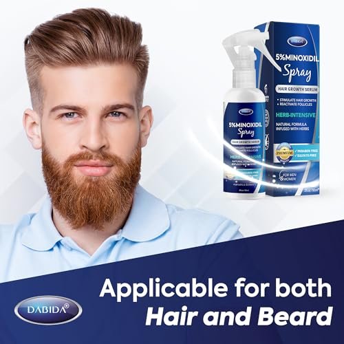 DABIDA 5% Minoxidil Hair Regrowth Spray for Women & Men Beard Growth - 60ml - görsel 14