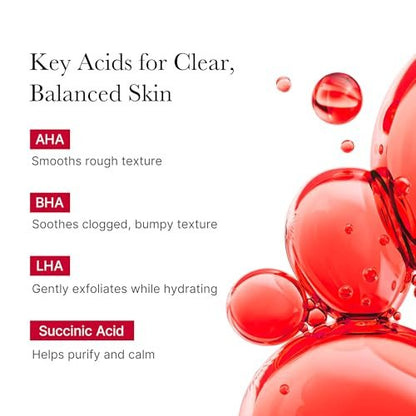 medicube Red Body Peeling Shot - AHA + BHA Exfoliating Body Spray for Smooth Skin, Treats Strawberry Skin & Bumps, 3.88 oz Avelisse