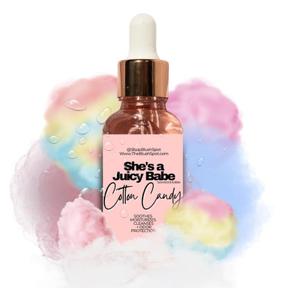 The Blush Spot Cotton Candy Yoni Oil for Women – Feminine Intimate Oil for pH Balance, Ingrown Hairs & Moisturizing – Sweet Scented Natural Daily Feminine Care (1 Fl Oz) Avelisse