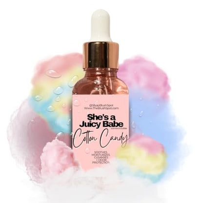 The Blush Spot Cotton Candy Yoni Oil for Women – Feminine Intimate Oil for pH Balance, Ingrown Hairs & Moisturizing – Sweet Scented Natural Daily Feminine Care (1 Fl Oz) Avelisse
