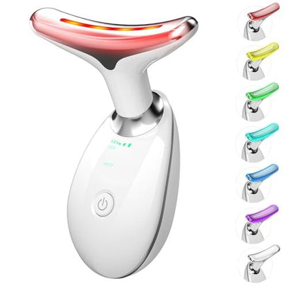7-in-1 Face Massager Tool with Red Light Therapy for Face and Neck - Handheld Sculpting Wand for Skin Care Avelisse